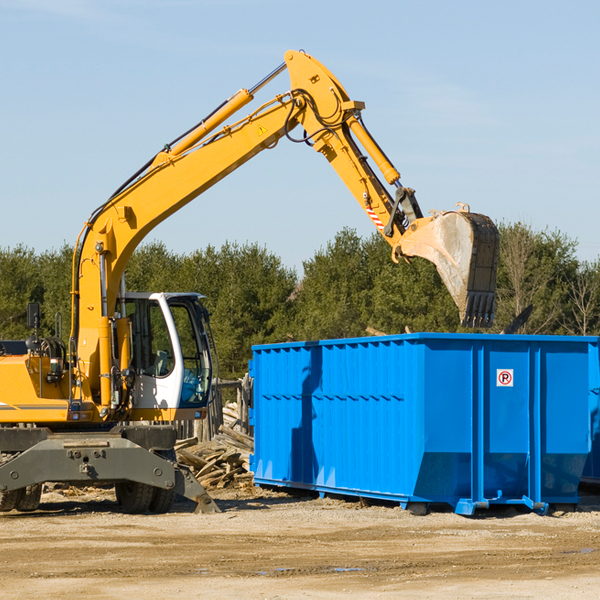 how many times can i have a residential dumpster rental emptied in Fairview Michigan